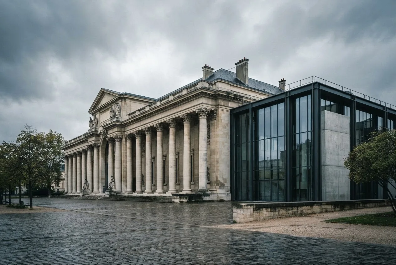 Bâtiment institutionnel à colonnes